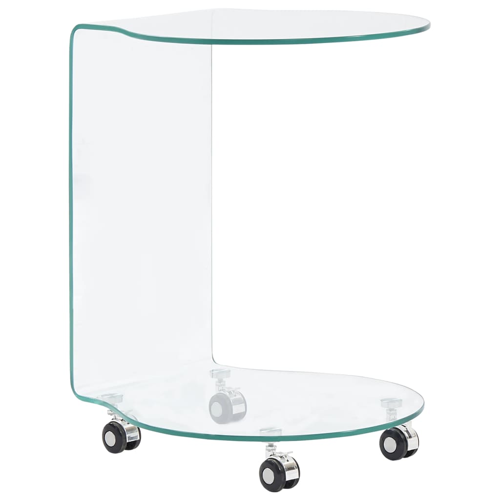 Konferenční stolek 45 x 40 x 58 cm tvrzené sklo