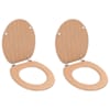 vidaXL prill-lauad kaantega, 2 tk, MDF, bambus