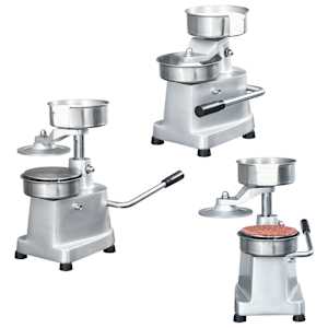 Stiskalnica za hamburgerje s 500 papirji aluminij 13 cm