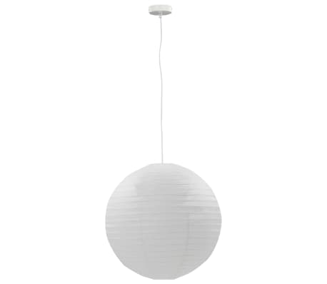 vidaXL Lampe suspendue Blanc Ø60 cm E27