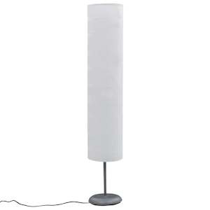 Stojací lampa se stojanem 121 cm bílá E27 - obrázek 3