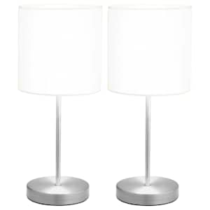 Stolní lampy 2 ks dotykové tlačítko bílé E14 - obrázek 3