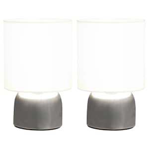Stolní lampy 2 ks dotykové tlačítko bílé E14 - obrázek 3