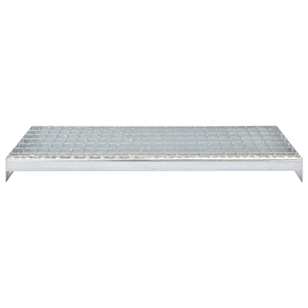 vidaXL Trepte de scară presate 4 buc. 600x240 mm oțel galvanizat