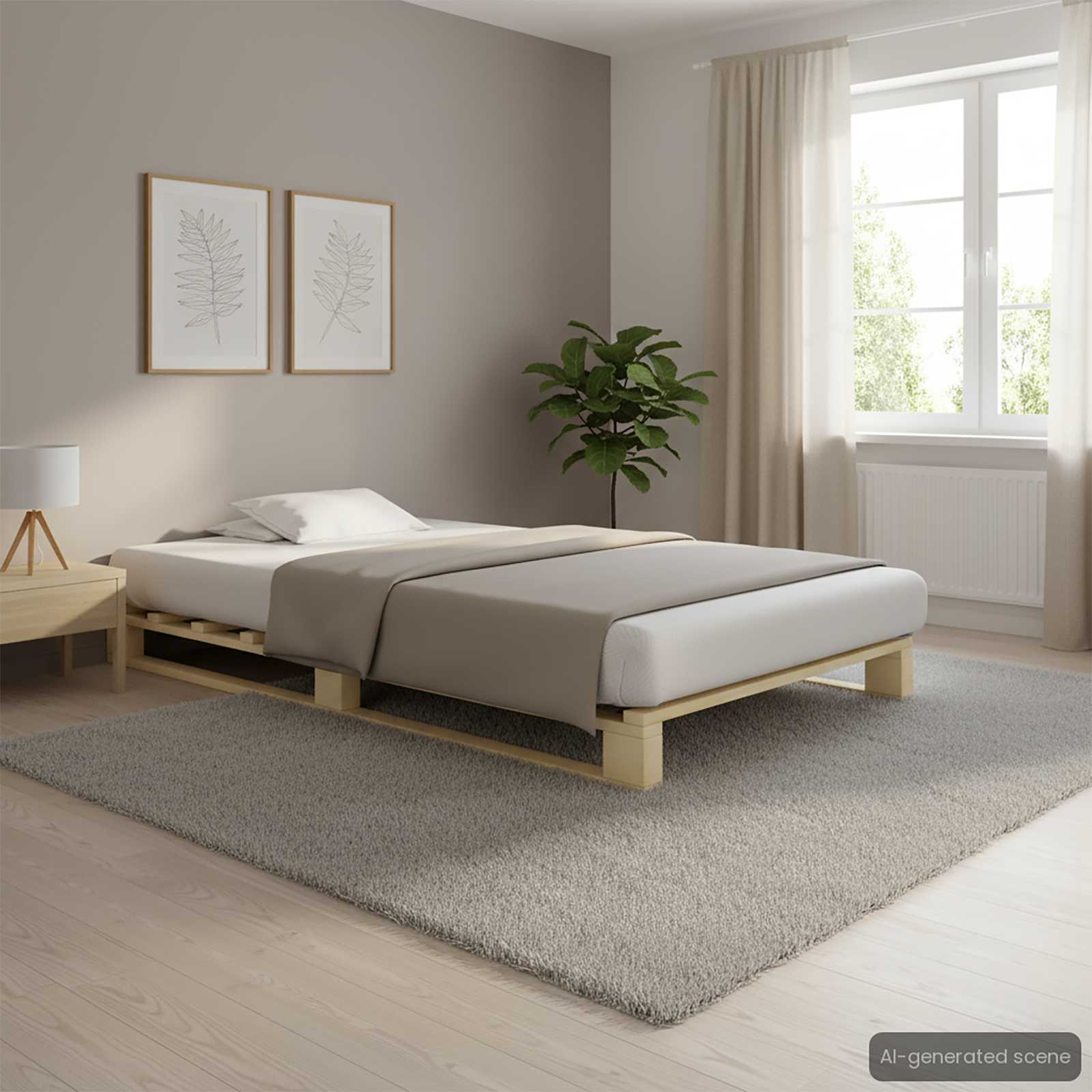 Lavasängynrunko mänty 90x200 cm