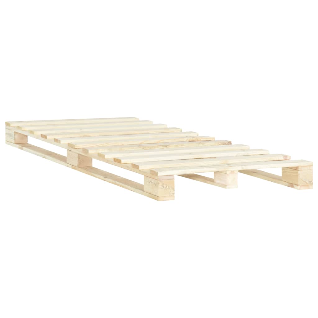 

vidaXL Bedframe pallet massief grenenhout 120x200 cm