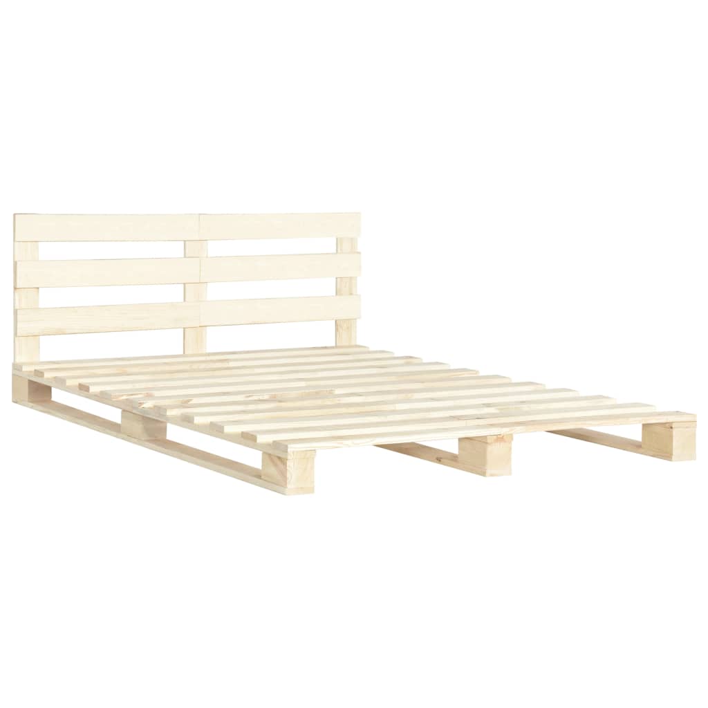 

vidaXL Bedframe pallet massief grenenhout 160x200 cm