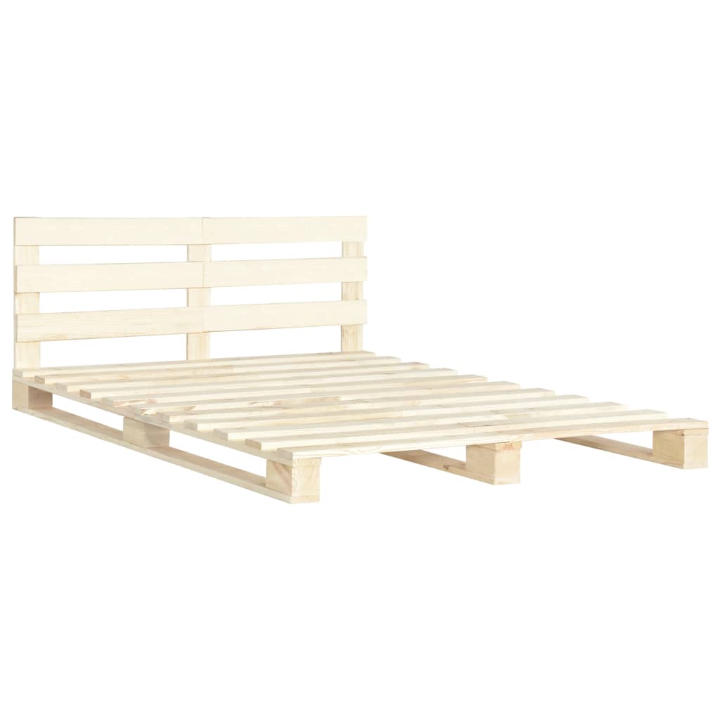 

vidaXL Bedframe pallet massief grenenhout 180x200 cm