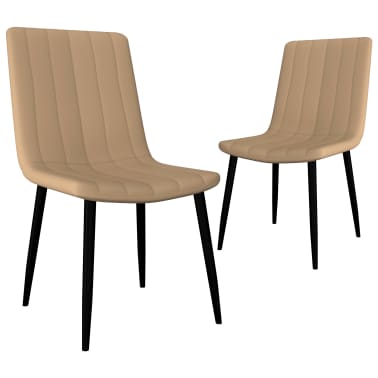 Vidaxl Dining Chairs 2 Pcs Cream Faux Leather Com Au - Cream Leather Dining Chairs Melbourne Vidaxl Dining Chairs 2 Pcs Cream Faux Leather Com Au - Cream Leather Dining Chairs Melbourne