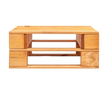 vidaXL Tuinhocker pallet hout honingbruin