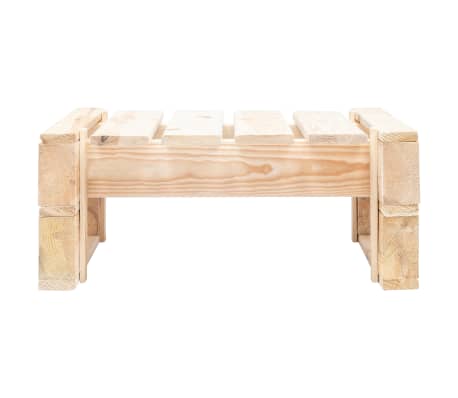 vidaXL Sodo otomanė i&scaron; paletės, mediena