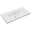 vidaXL sisseehitatud valamu, 81 x 39,5 x 18,5 cm, keraamiline, valge