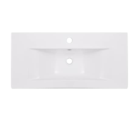 Lavatoio Ceramica Da Incasso.Vidaxl Lavabo Da Incasso 81x39 5x18 5 Cm In Ceramica Bianco Lavandino Lavello Ebay