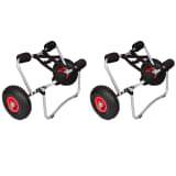 vidaXL Kajakvagnar 2 st aluminium