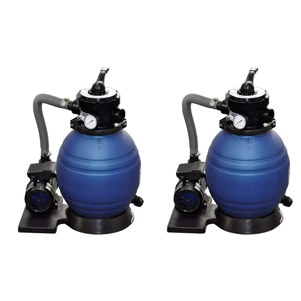 vidaXL Písková filtrační čerpadla 2 ks 400 W 11 000 l/h
