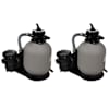 vidaXL liiva filterpumbad 2 tk, 600 W, 17 000 l/h