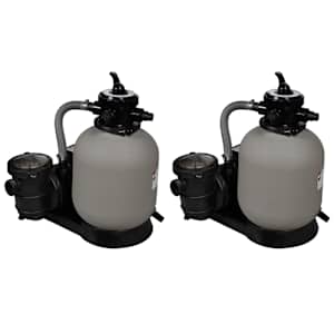 vidaXL liiva filterpumbad 2 tk, 600 W, 17 000 l/h