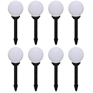 vidaXL aia teevalgustid 8 tk LED 15 cm, vaiaga
