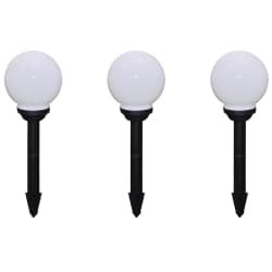 vidaXL Tuinpadlampen 6 st met grondpin LED 20 cm