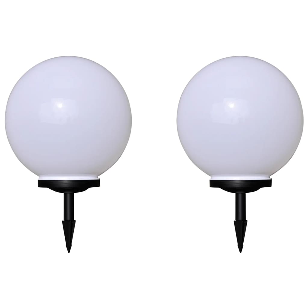 vidaXL Lămpi de exterior pentru alee LED 2 buc. 40 cm, cu țăruș de sol vidaXL