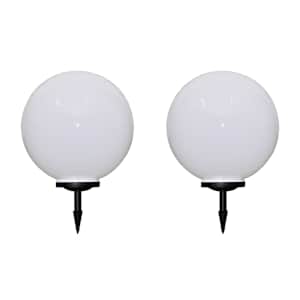 Zunanje svetilke za osvetlitev poti 2 kosa LED 50 cm s konico