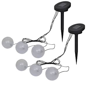 Plovoucí lampy 6 ks LED pro jezírko a bazén