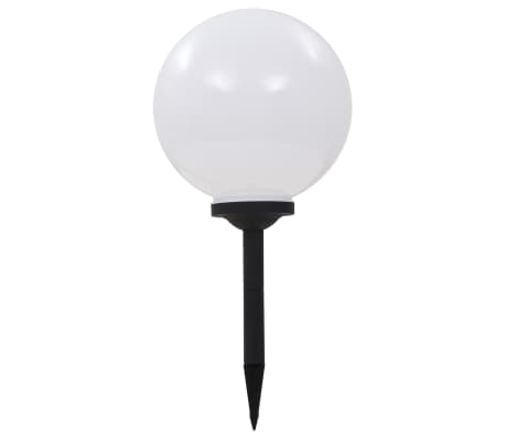 vidaXL Utendørs sollampe 4 stk LED kuleformet 30 cm RGB