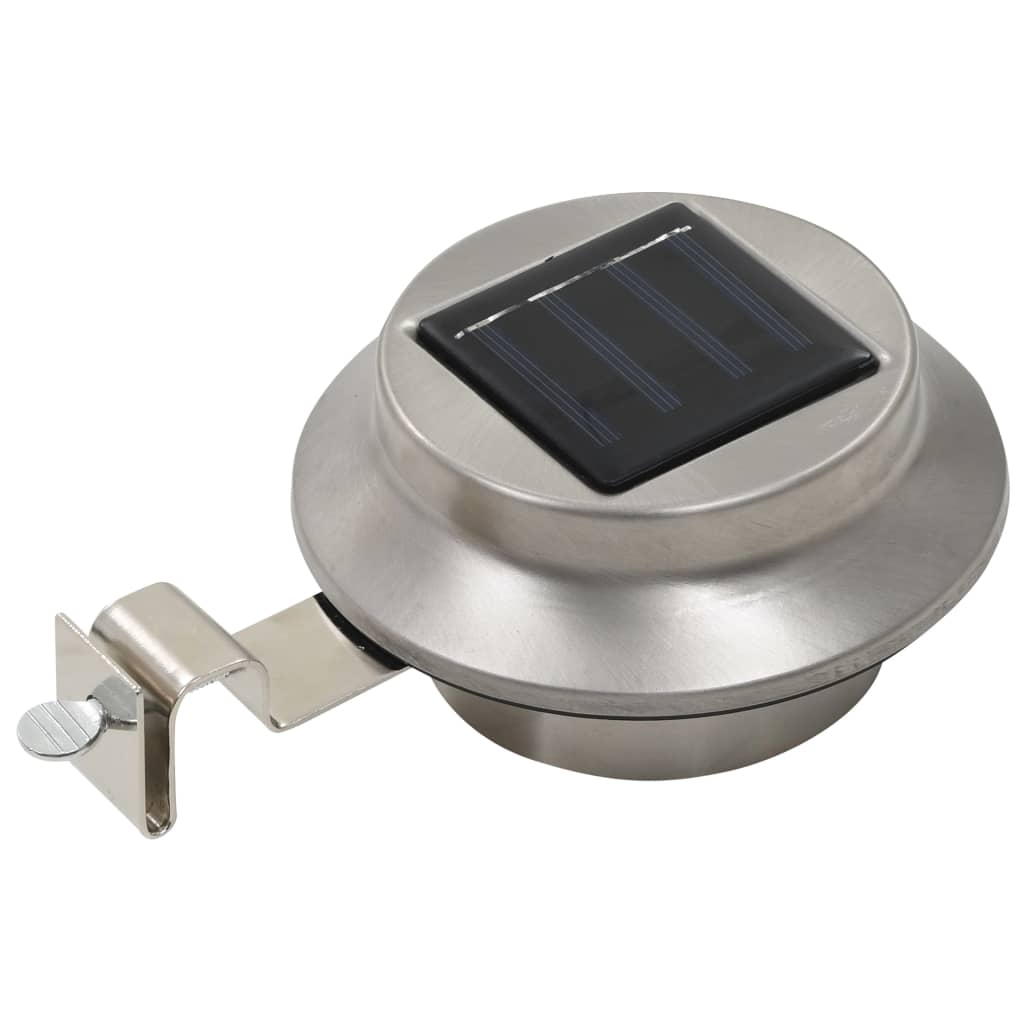 Thumbnail - vidaXL Solar-Außenleuchten 12 Stk. LED Rund 12 cm Weiß