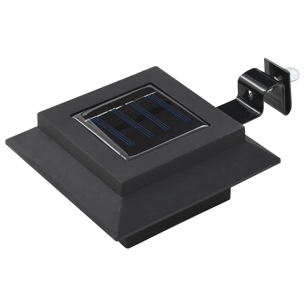 VidaXL Solarlampen 12 St Led Vierkant 12 Cm Zwart