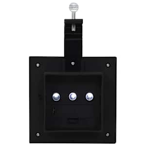 Zahradní solární lampy 12 ks LED čtvercové 12 cm černé - obrázek 11