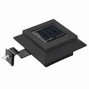 Zahradní solární lampy 12 ks LED čtvercové 12 cm černé - obrázek 3