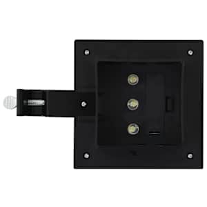Zahradní solární lampy 12 ks LED čtvercové 12 cm černé - obrázek 7