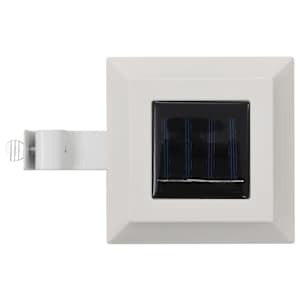 Zahradní solární lampy 12 ks LED čtvercové 12 cm bílé - obrázek 5