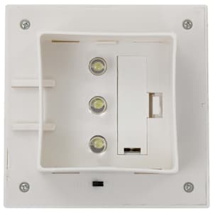 Zahradní solární lampy 12 ks LED čtvercové 12 cm bílé - obrázek 8