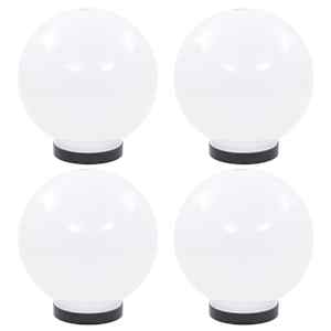 vidaXL LED-lambid, 4 tk, kera, 20 cm, PMMA