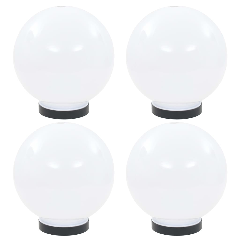 Lampes à LED sous forme de boule 4 pcs Sphérique 20 cm PMMA