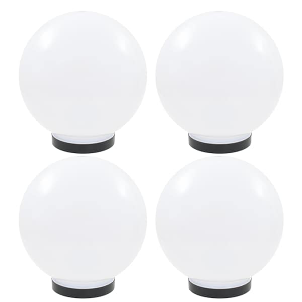 vidaXL LED-lambid, 4 tk, kera, 25 cm, PMMA