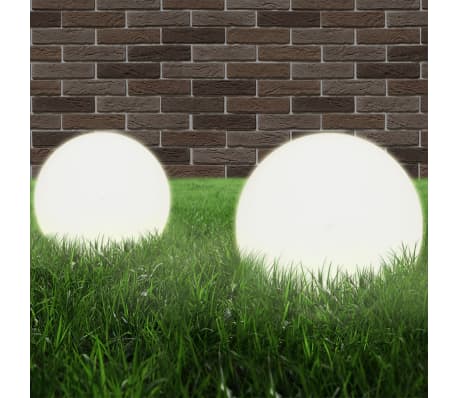 vidaXL LED lempos, rutulio formos, 4vnt., sferinės, 25cm, PMMA
