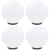 vidaXL LED-lambid, 4 tk, kera, 40 cm, PMMA