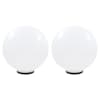 vidaXL LED-lambid, 2 tk, kera, 50 cm, PMMA