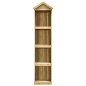 vidaXL Αποθήκη Εργαλείων Κήπου 36x36x163 εκ. Εμποτισμένο Ξύλο Πεύκου