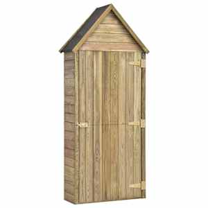 Vrtna lopa za orodje vrati 69,5x32x178 cm impregnirana borovina