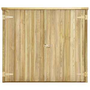 vidaXL Αποθήκη Εργαλείων Κήπου 135x60x123 εκ. Εμποτισμένο Ξύλο Πεύκου