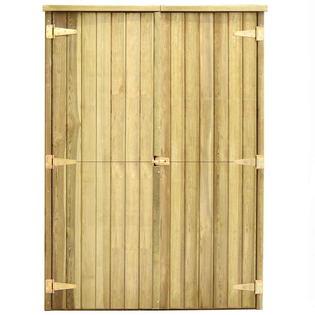 vidaXL Magazie unelte de grădină, 123x50x171 cm, lemn pin tratat