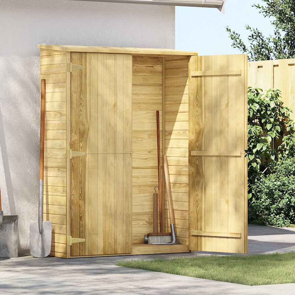 vidaXL Garten-Geräteschuppen 123x50x171 cm Kiefernholz Imprägniert