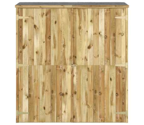 vidaXL Garden Tool Shed 163x50x171 cm Impregnated Pinewood