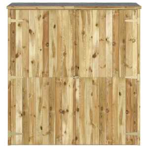 vidaXL Garden Tool Shed 163x50x171 cm Impregnated Pinewood