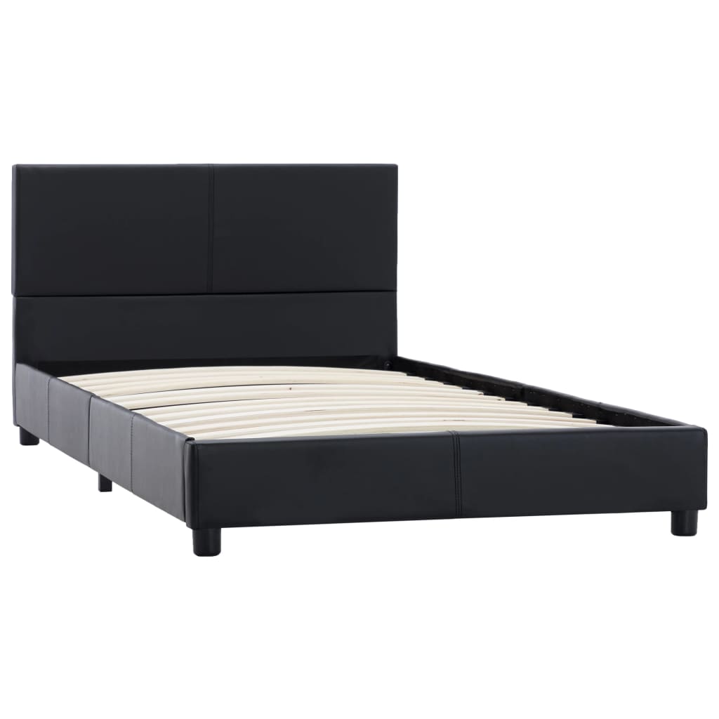 

vidaXL Bedframe kunstleer zwart 100x200 cm