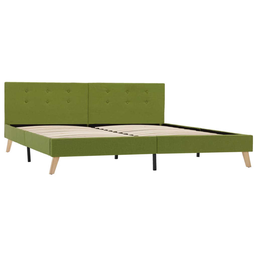 

vidaXL Bedframe stof groen 180x200 cm