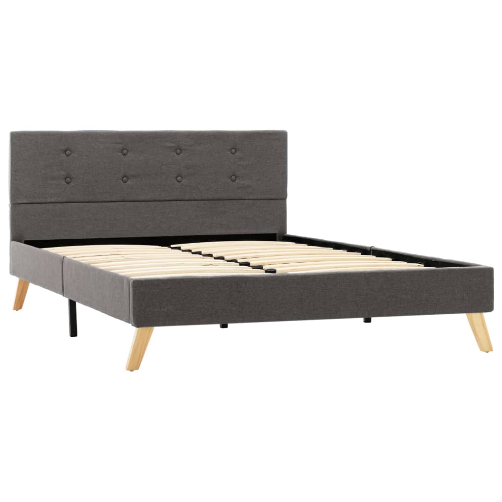 

vidaXL Bedframe stof taupe 120x200 cm